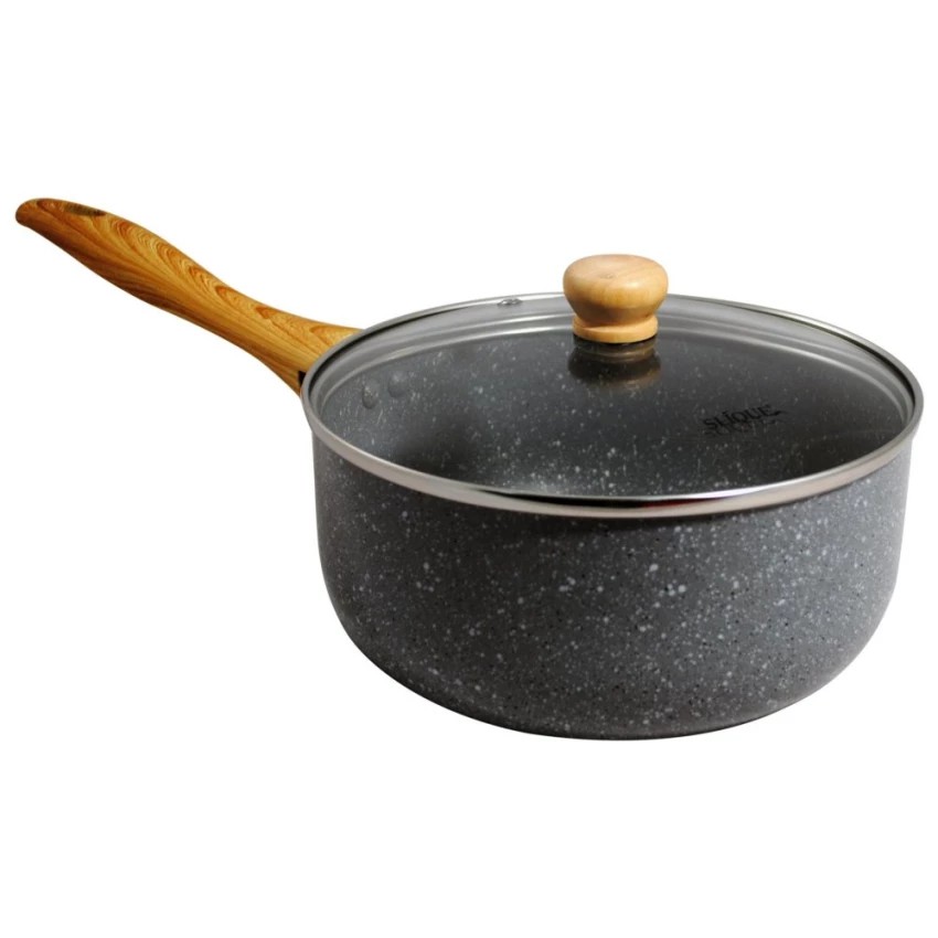 Slique SLQ-MSP-20 Marble Sauce Pan 20cm | Shopee Philippines