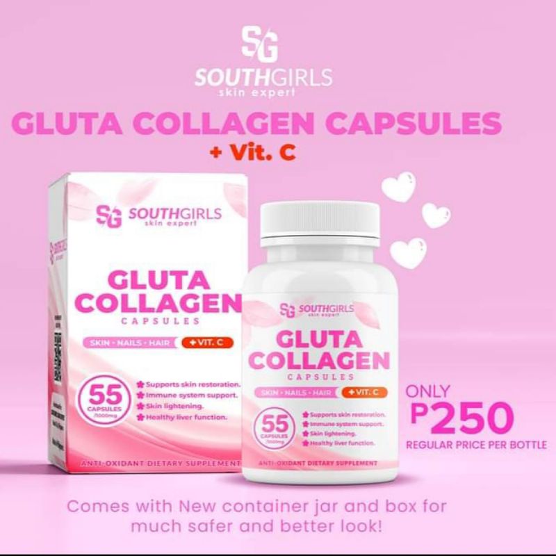 SouthGirls Gluta Collagen + Vit.C | Shopee Philippines