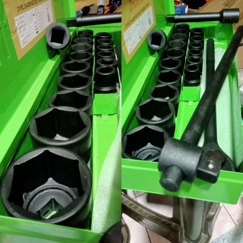 3/4 DRIVE SOCKET WRENCH SET BY HOYOMA JAPAN MADE heavy duty tools Shopee Philippines