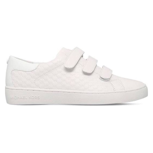 michael kors white leather trainers