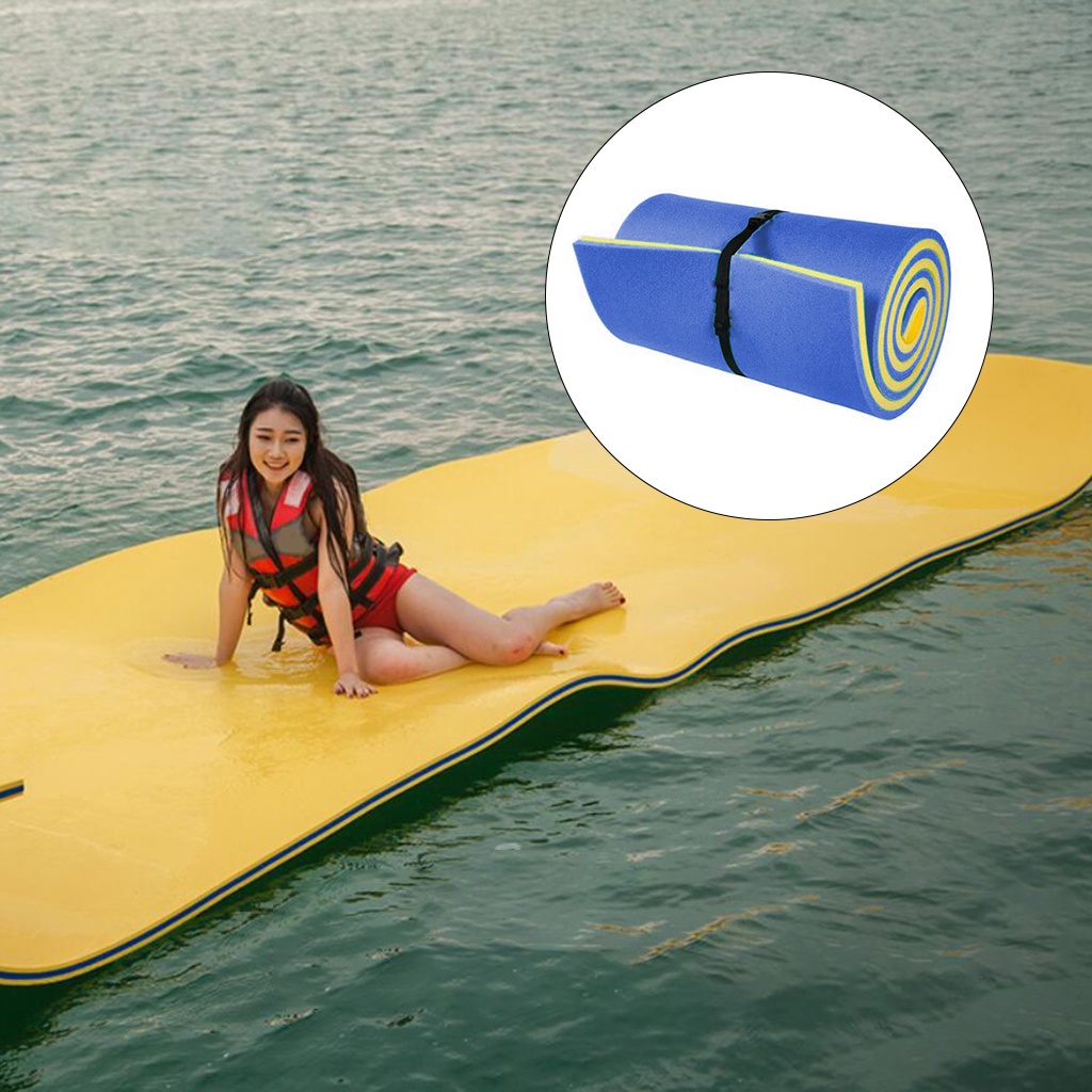 Unsinkable Floating Pool Mattress Foam Lake Swim Mat High Density Foam