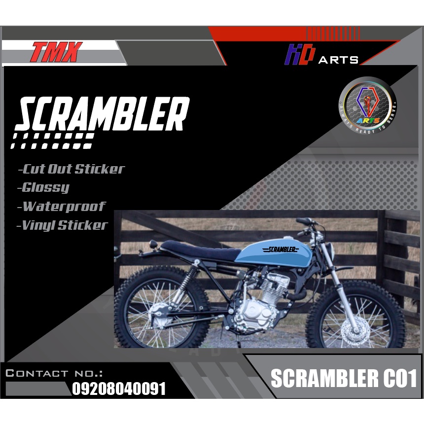 Scrambler Sticker Cutout/Decals 1pc Shopee Philippines
