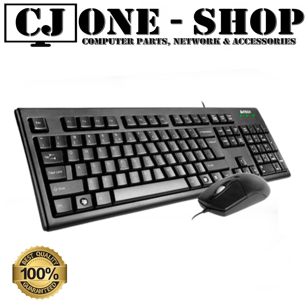 A4Tech KRS8572 USB Keyboard and Mouse Combo Brandnew and Original