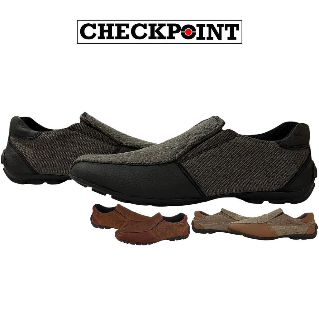 Checkpoint Marikina Made Men's Driving Shoes Black Beige Cappuccino ...