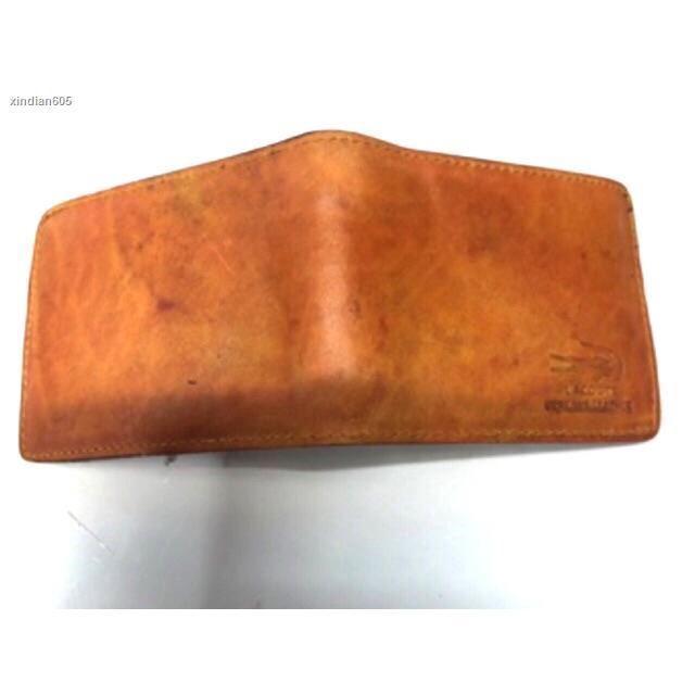 Dai~Philippines Lacoste Short Wallet Men Leather
