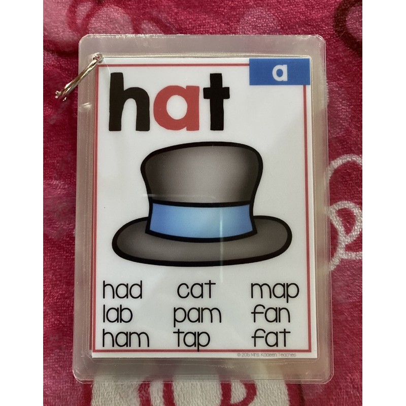 Laminated CVC Word Flashcards | Shopee Philippines