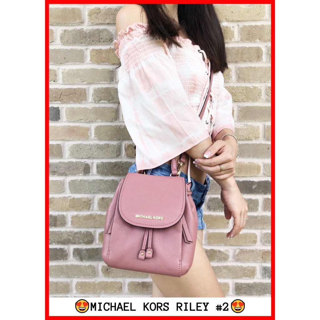 michael kors riley medium backpack