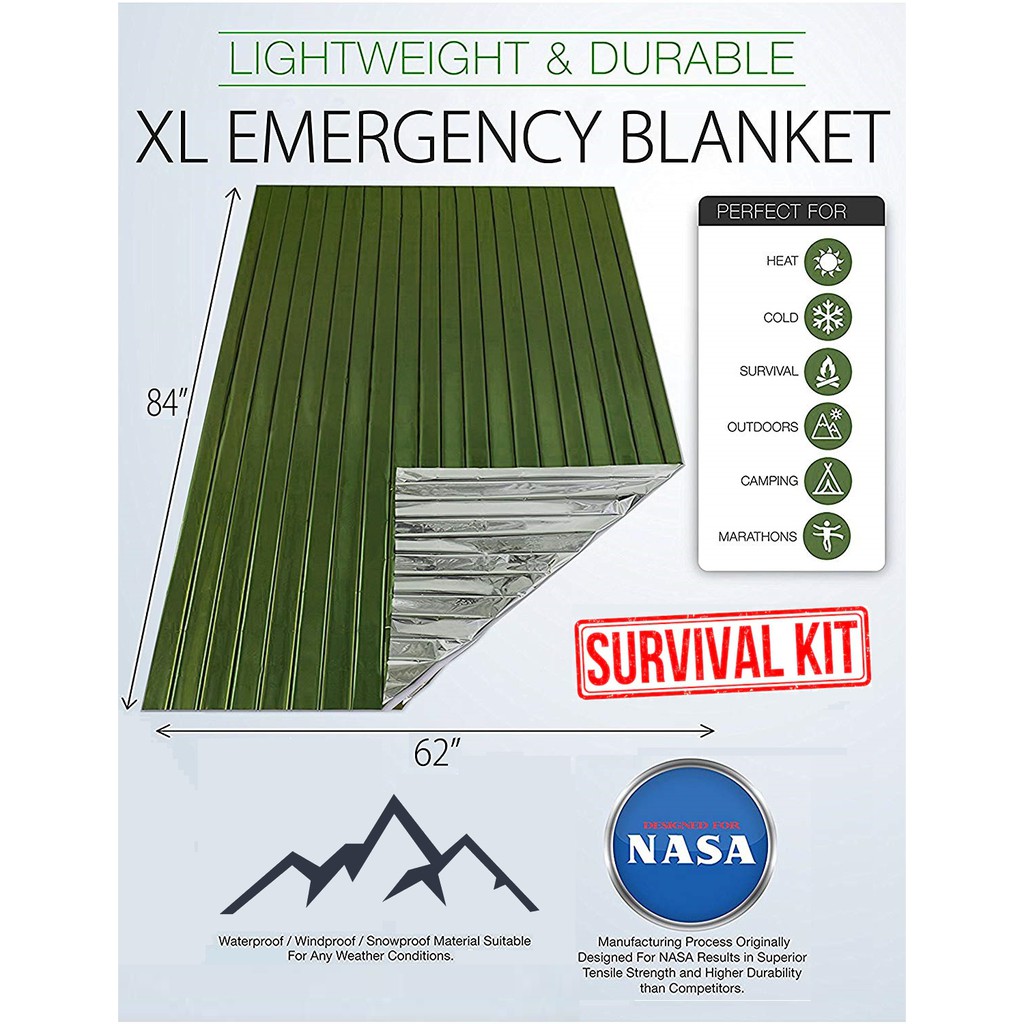 emergency survival blanket