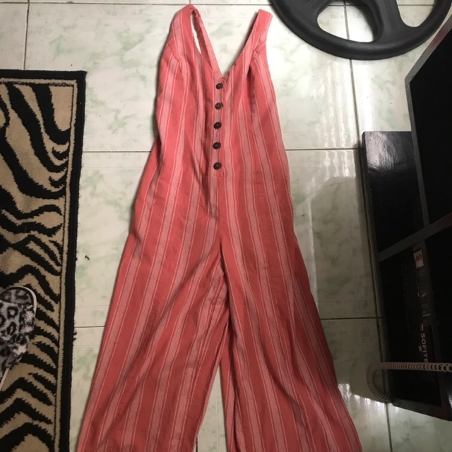 forever 21 linen jumpsuit