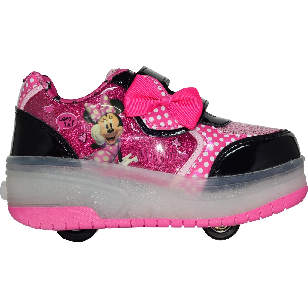 Disney Minnie Mouse Skate Shoes Newark Black/Magenta | Shopee Philippines