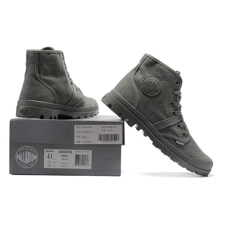 palladium leather boots mens