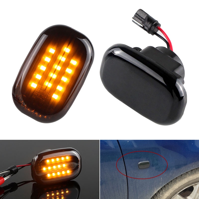 2pc Led Dynamic Side Marker Turn Signal Lights For Toyota Corolla RAV4