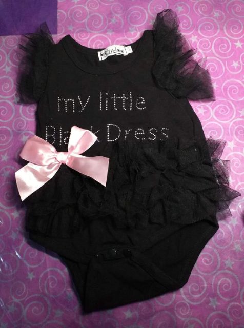 little black dress onesie