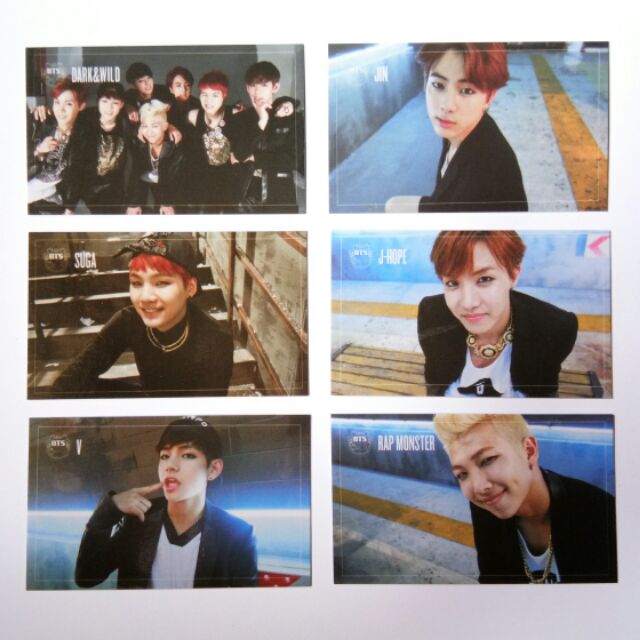 Bts Dark And Wild Photocards Bts