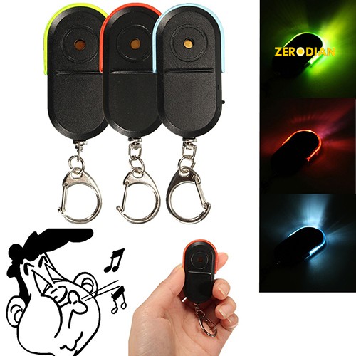 Phone Keychain Whistle Sound Finder Tracker SDShop KeyTag Key Finder-LED Wireless Anti-Lost Alarm Key Finder Locator,Durable Easy to Use Suitable for The Elderly Key Locator Device Blue 