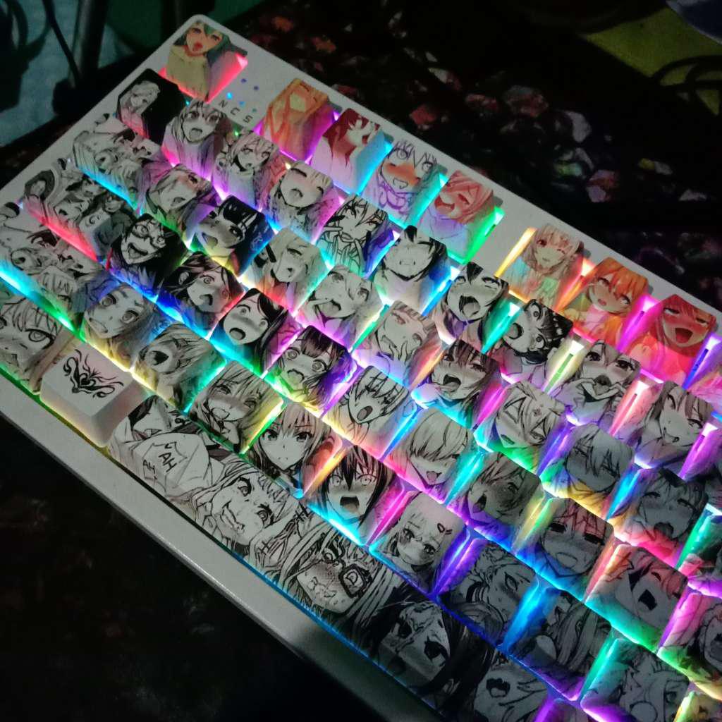 Pbt 108key Keycap Dye Sublimation Oem Profile Japanese Anime Keycap For Cherry Mx Gateron Kailh Switch Mechanical Keyboard Shopee Philippines