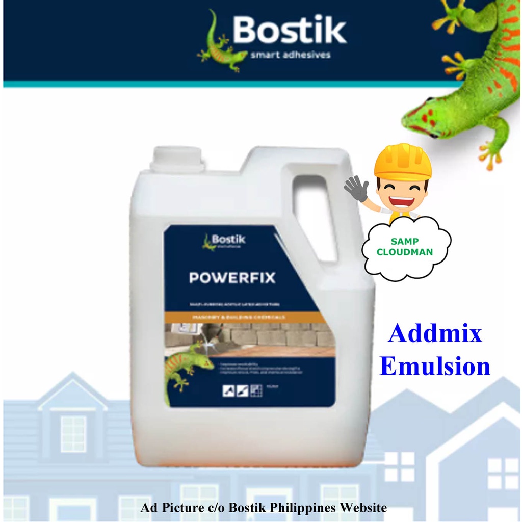 BOSTIK Powerfix Addmix Emulsion Multipurpose Acrylic Latex Fortifying