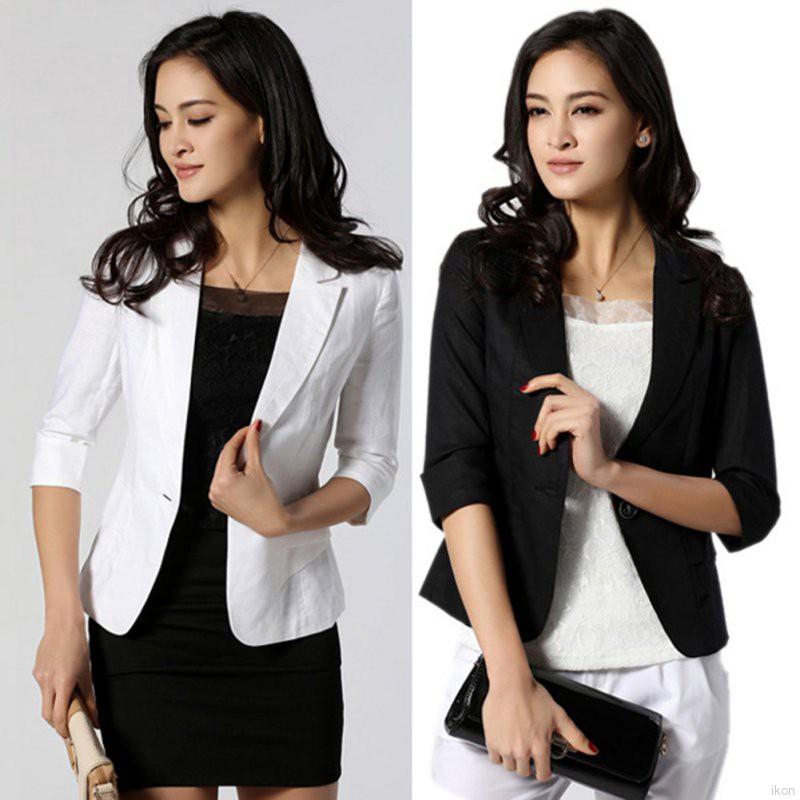 short sleeve blazer for ladies