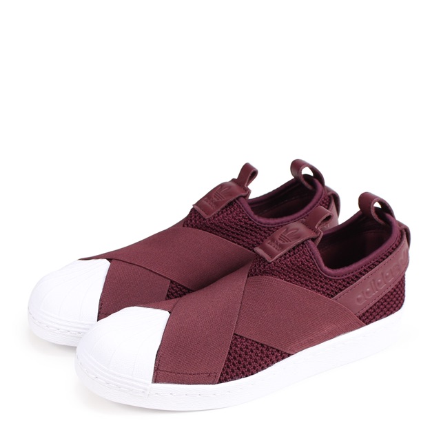 superstar slip on homme marron