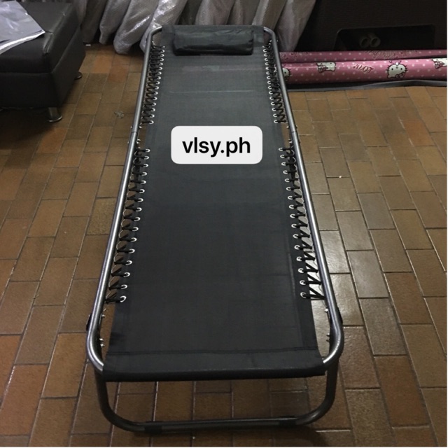 VLSY heavy duty folding bed outdoor relax bed | Shopee Philippines