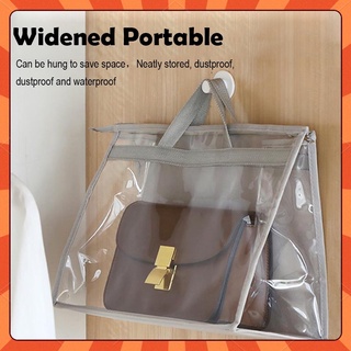 Handbag Dust Cover Multipurpose Transparent Bag Storage Dust Bag Zipper Dust Moisture Proof Protect