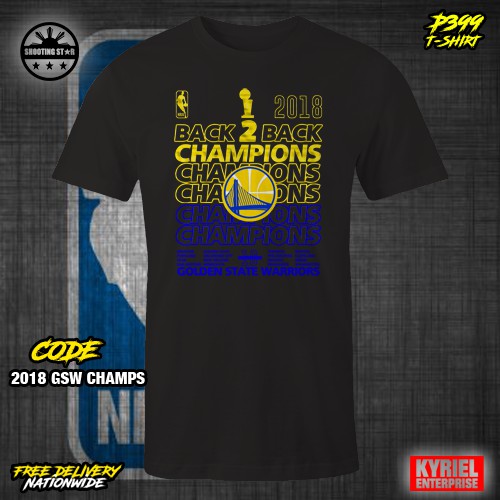 NBA GOLDEN STATE WARRIORS BACK TO BACK 