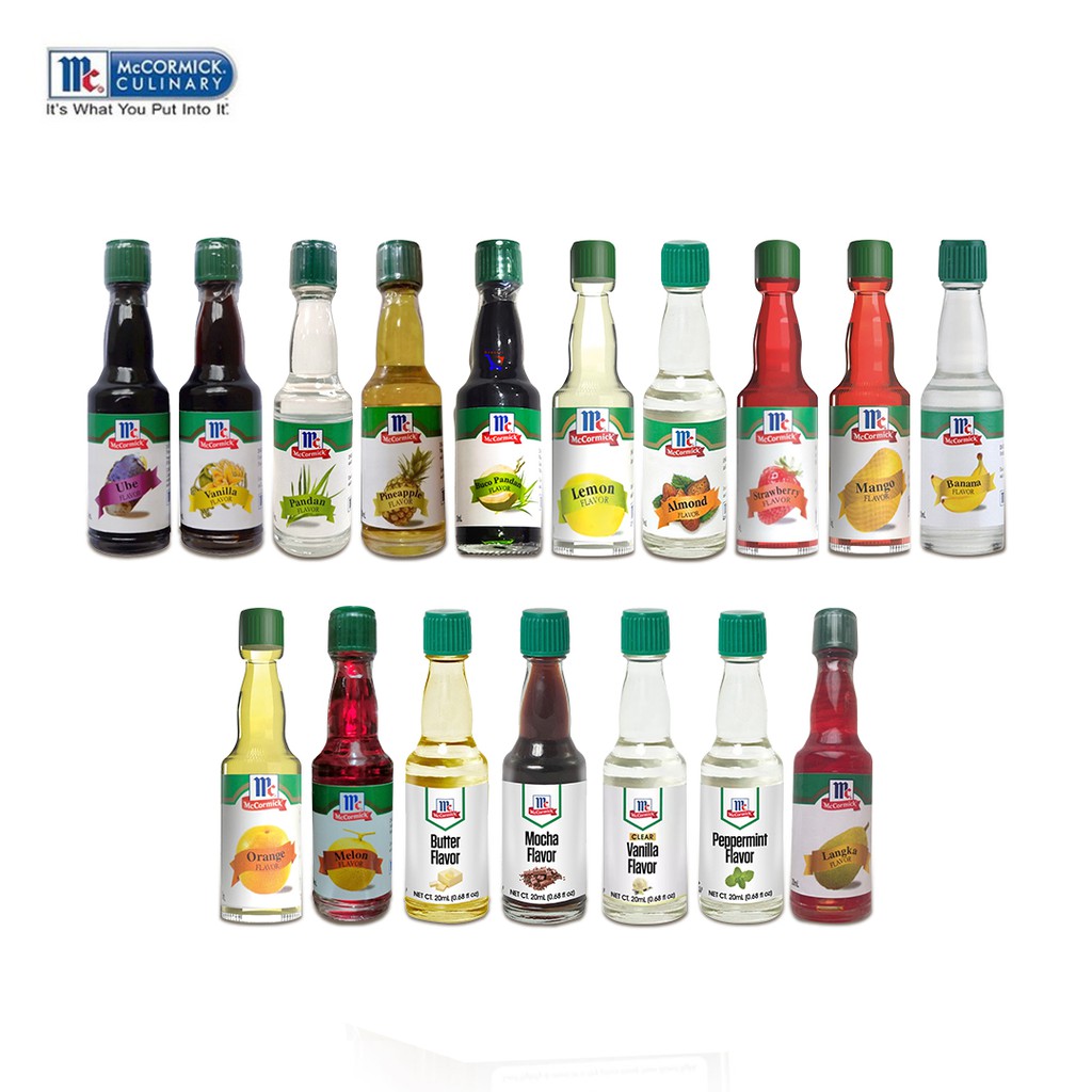 McCormick Food Color Flavors and Extracts 20ml Shopee Philippines