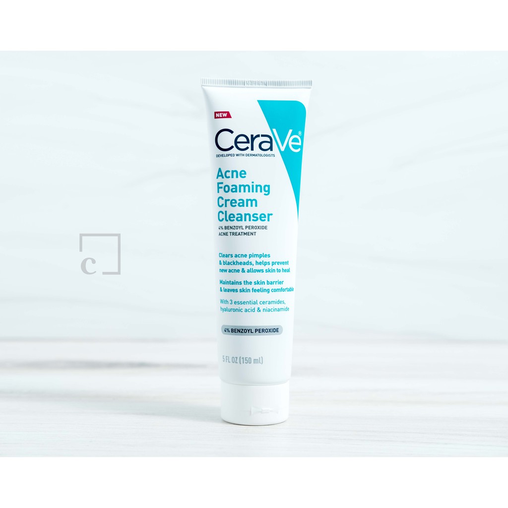 Cerave Acne Foaming Facial Cleanser 5fl oz/ 150 ml Shopee Philippines