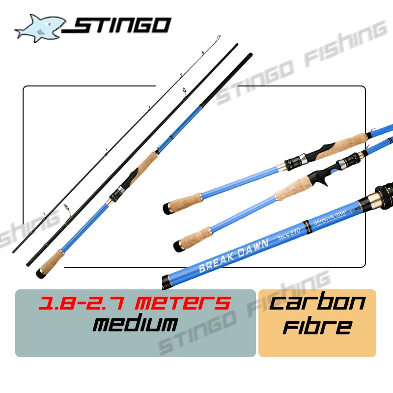 medium light fishing pole