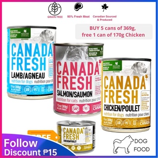 special dog food special dog Buy 5 Cans Canada Fresh Dog Food 369g + Free 1 Can Chicken 170g for All