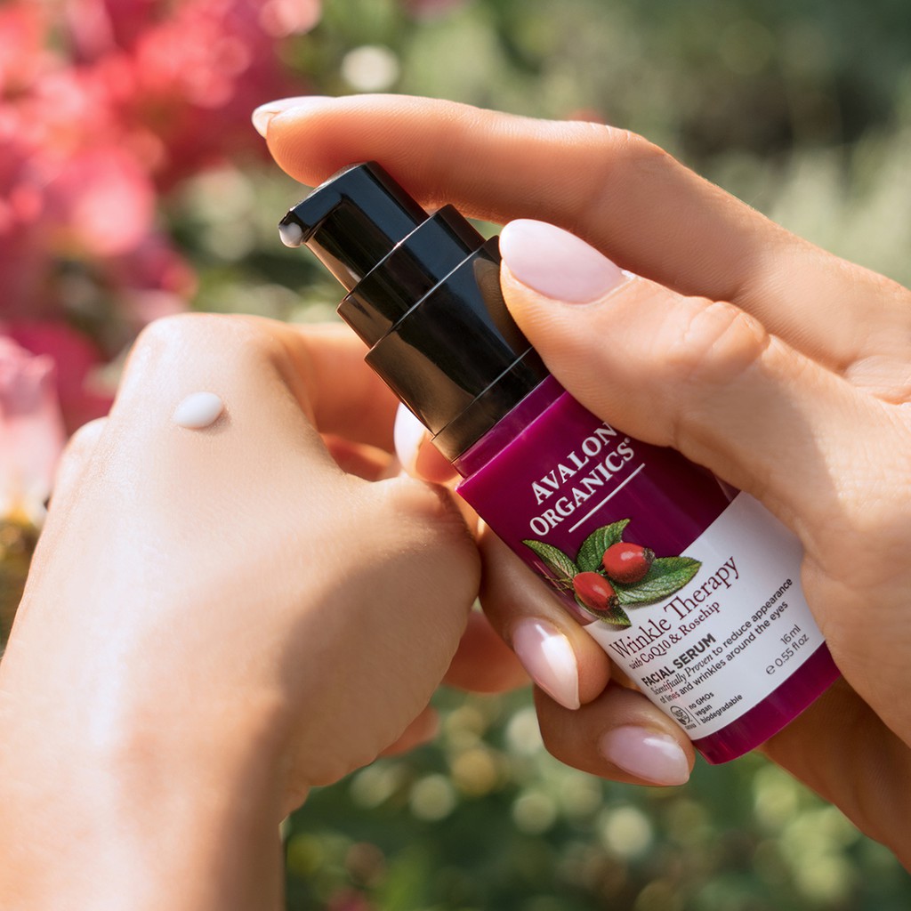 avalon organics wrinkle therapy facial serum