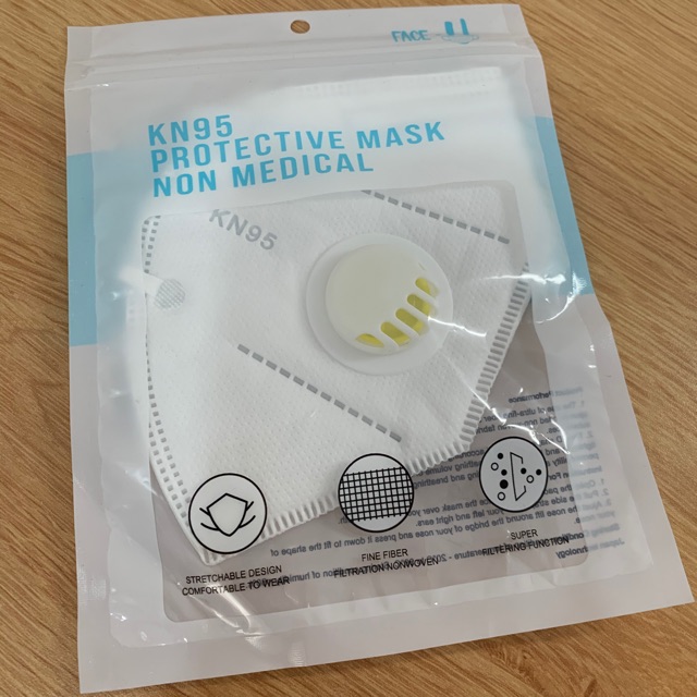 Kn95 Respirator Mask With Valve 5 Ply Shopee Philippines
