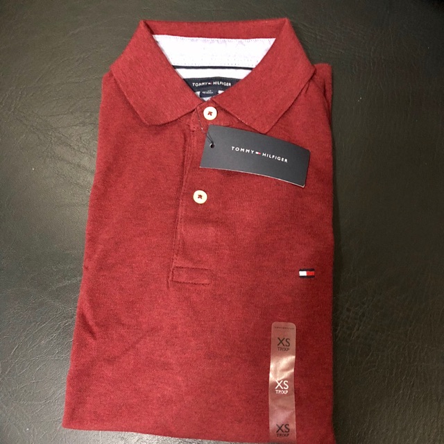 tommy hilfiger polo shirt red