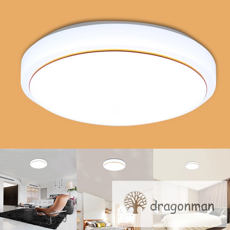 Led Acrylic Ceiling Light White Round Bedroom Balcony Lamps For Modern Kitchen Hallway