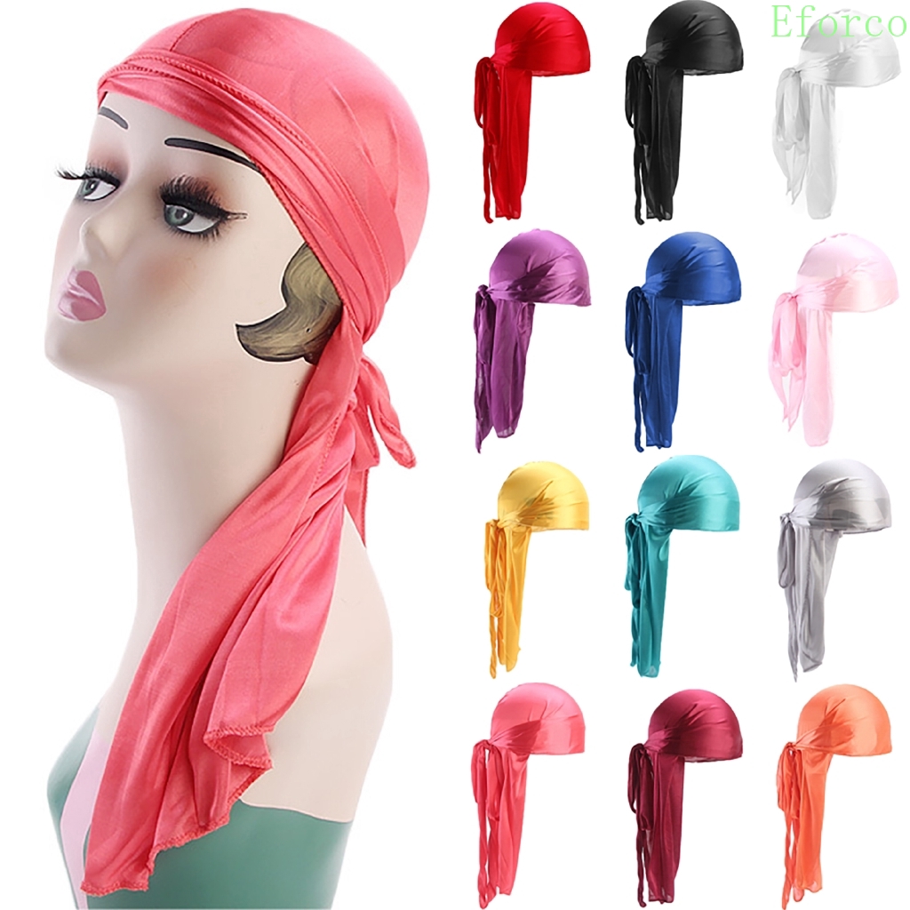 Ef Mens Womens Silk Bandana Tail Head Wrap Headwear Shopee