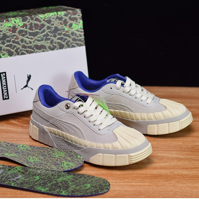 100% Original Puma x Cali Sankuanz Gray Sneaker Shoes Unisex | Shopee  Philippines