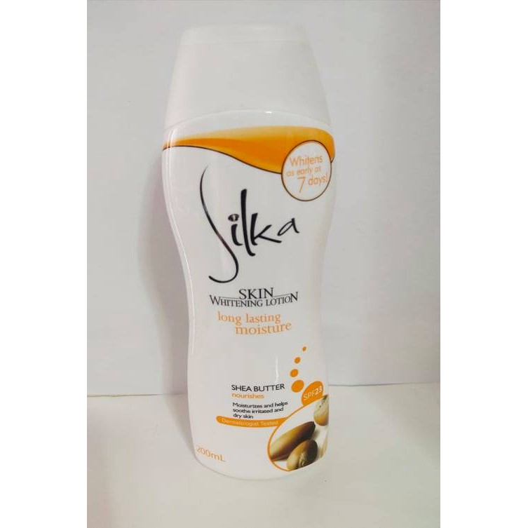Silka Skin Whitening Shea Butter Lotion SPF23 Shopee Philippines