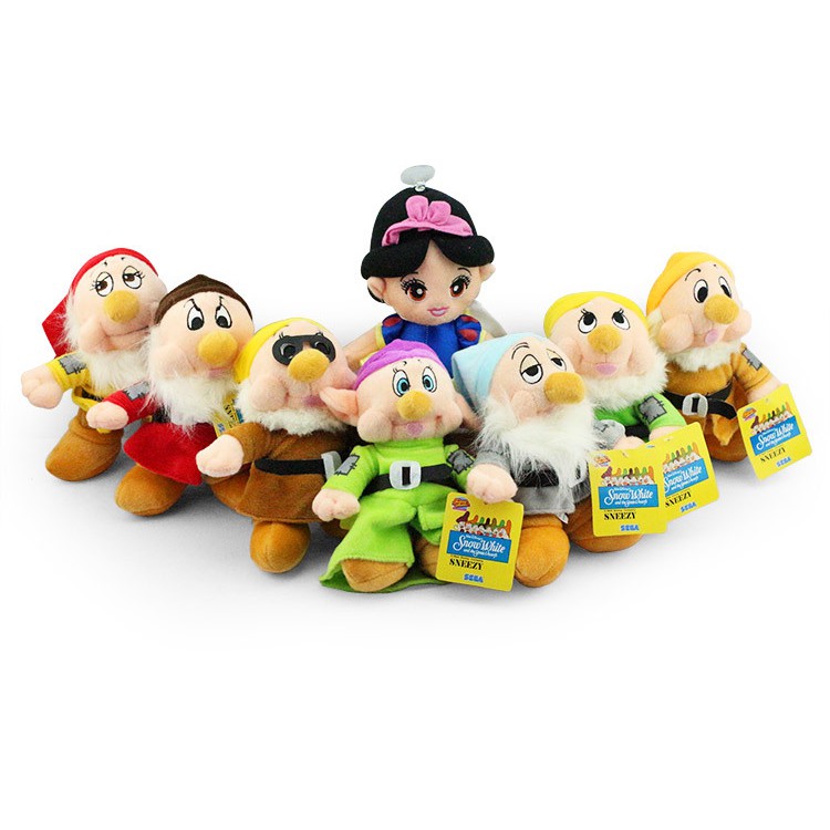 7 dwarfs stuffed toys