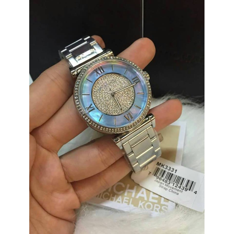 Michael Kors Caitlin Crystal Pave Women's Watch - MK3331 | Shopee  Philippines