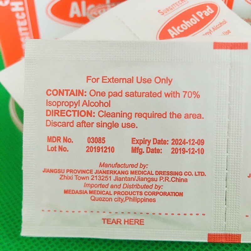 do alcohol pads expire