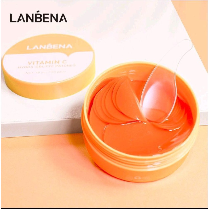 LANBENA Eye Mask Vitamin C HydraGel Whitening Patches Anti Aging