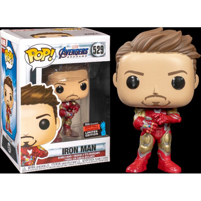 funko pop iron man with gauntlet