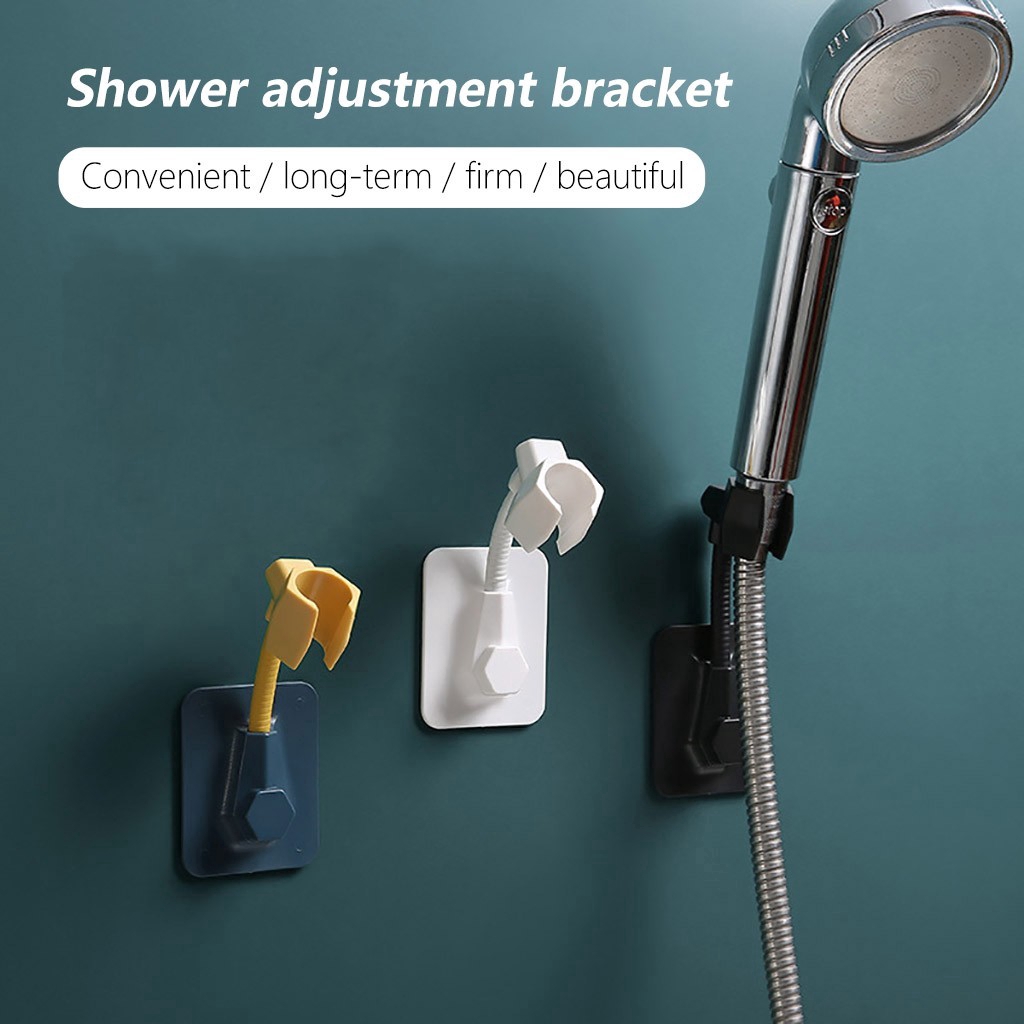 1x Universal Wall-Mounted Shower Head Holder Bracket Adjustable Holder Bathroom 