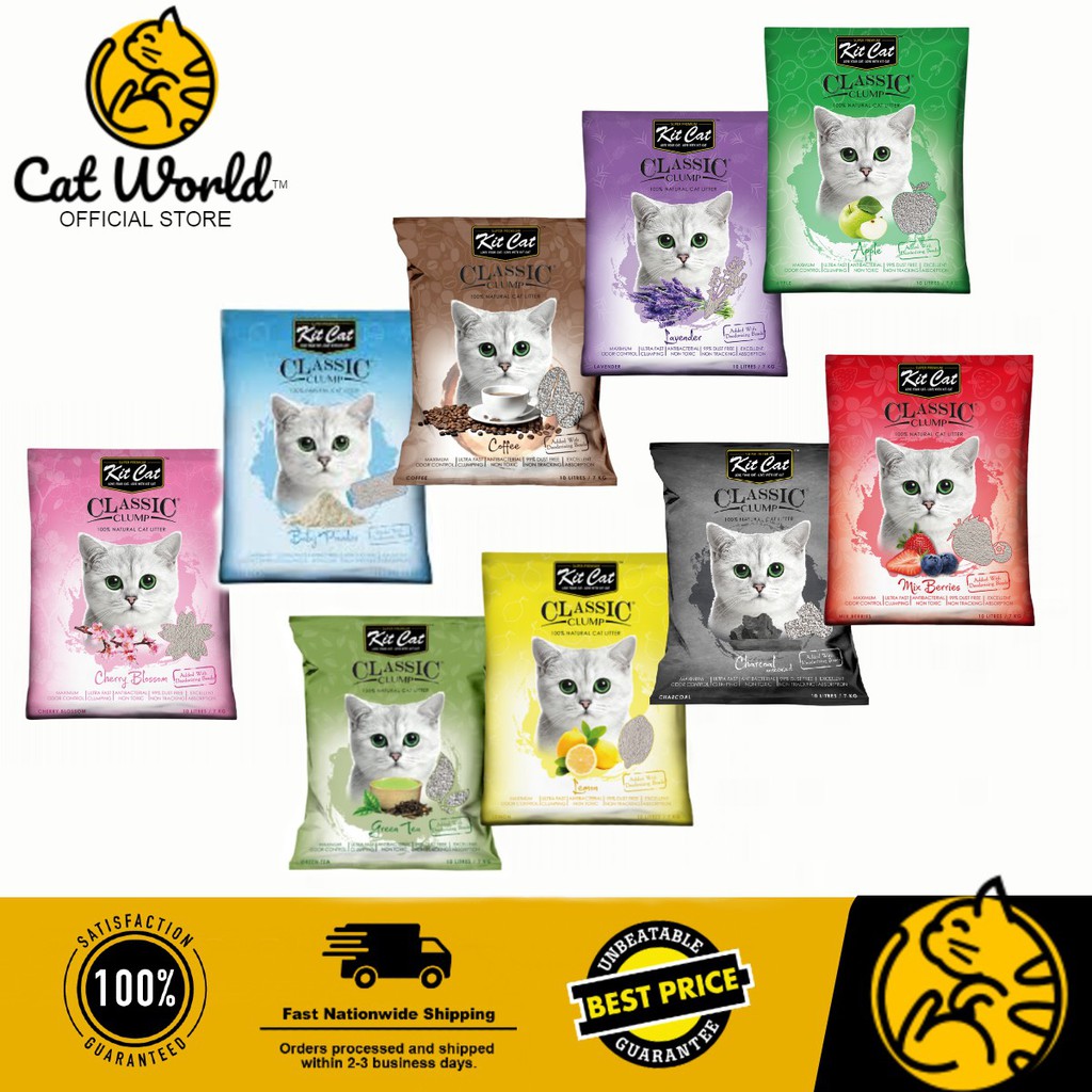 Kit Cat All Natural Classic Clump Cat Litter 10L Shopee Philippines
