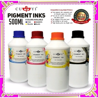 500ML CUYI PIGMENT INK  FOR EPSON PRINTER (C, M, Y. K)