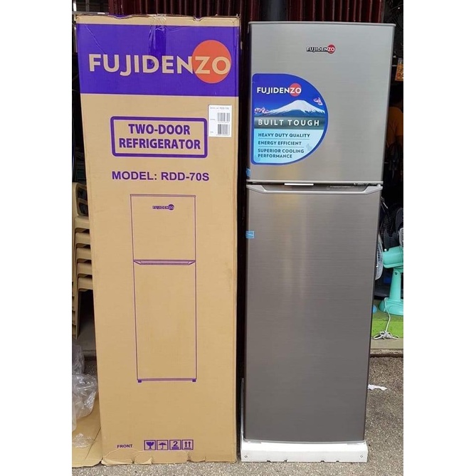 New Fujidenzo 10cuft inverter 2 door refrigerator with free rice cooker
