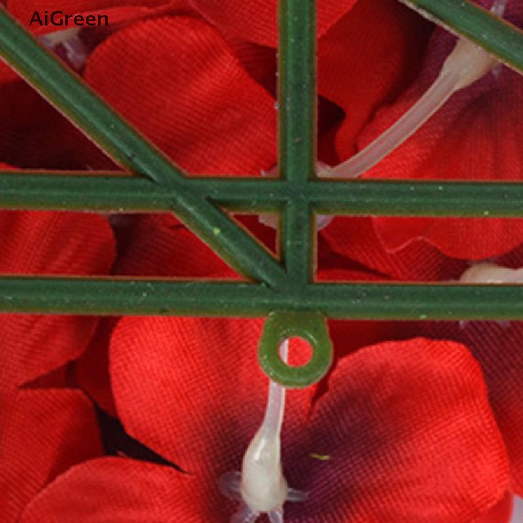 AiGreen 60X40CM Artificial Hydrangea Flower Wall Panels Wedding Venue Backdrop Party Dec .