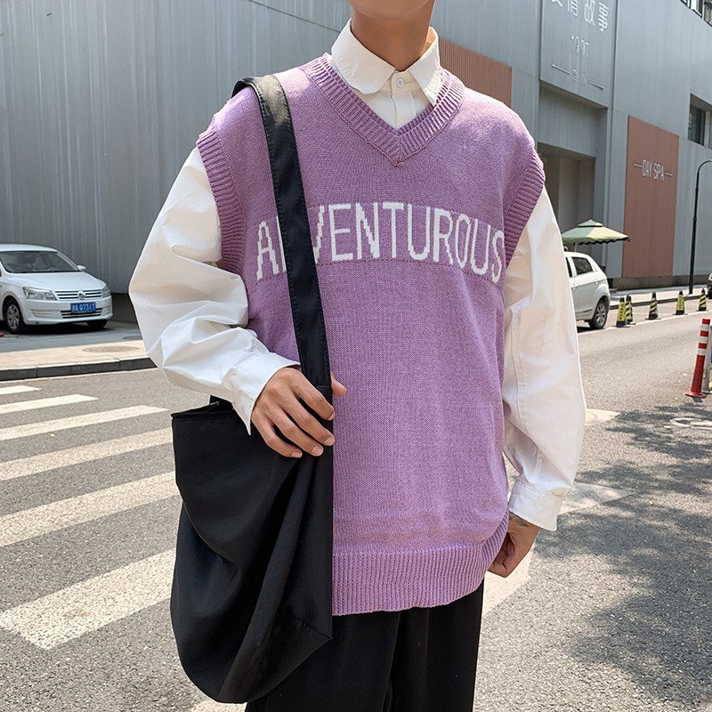 knitwear vest mens
