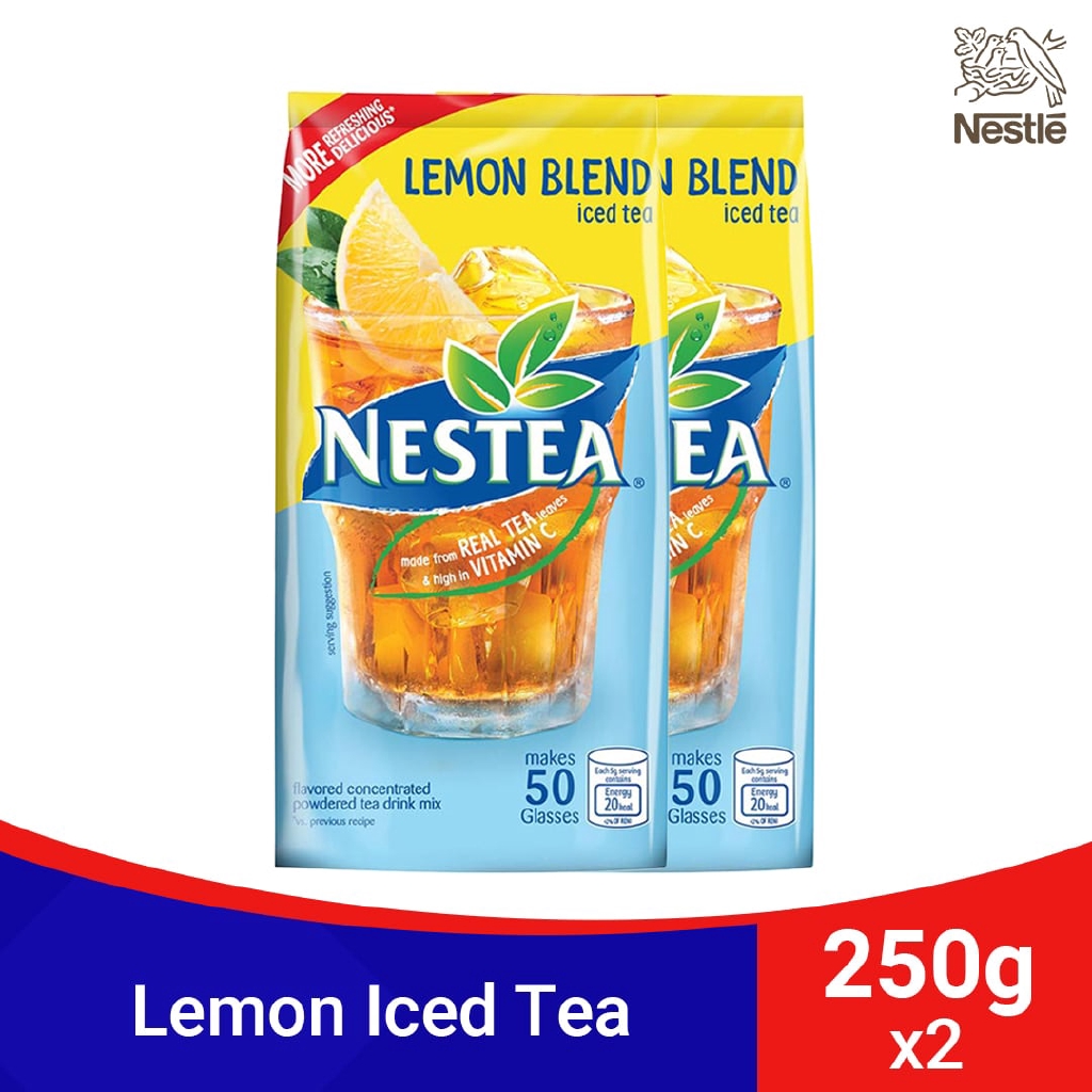 Nestea Iced Tea Lemon Blend 250g Pack of 2 Shopee Philippines