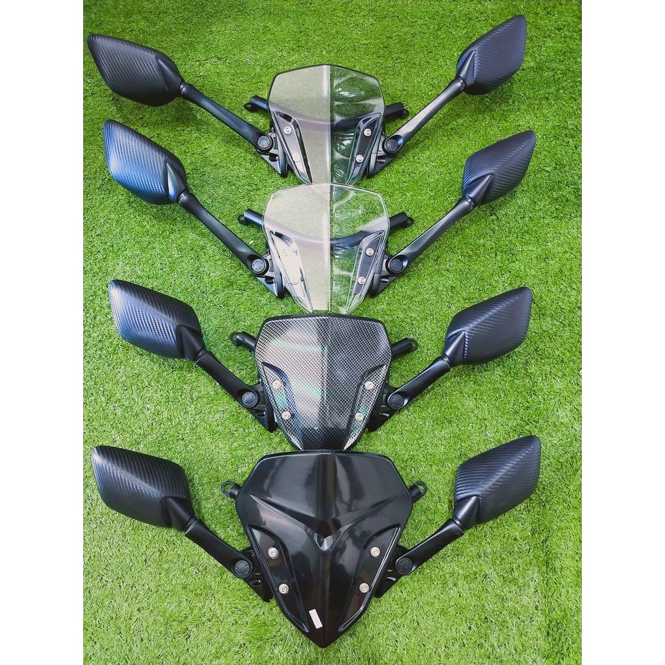 Motorcycle Accessories SKYDRIVE SPORT SIDE MIRROR WITH VISOR ( 125